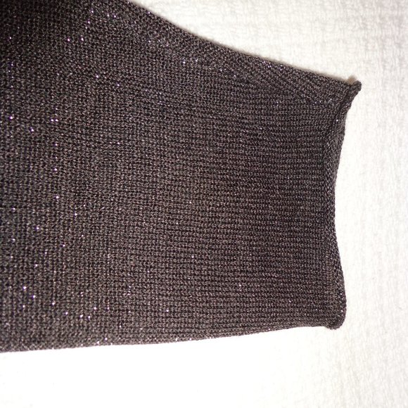 Eileen Fisher Open Duster XS Metallic Brownish Semi-Sheer - Picture 9 of 16